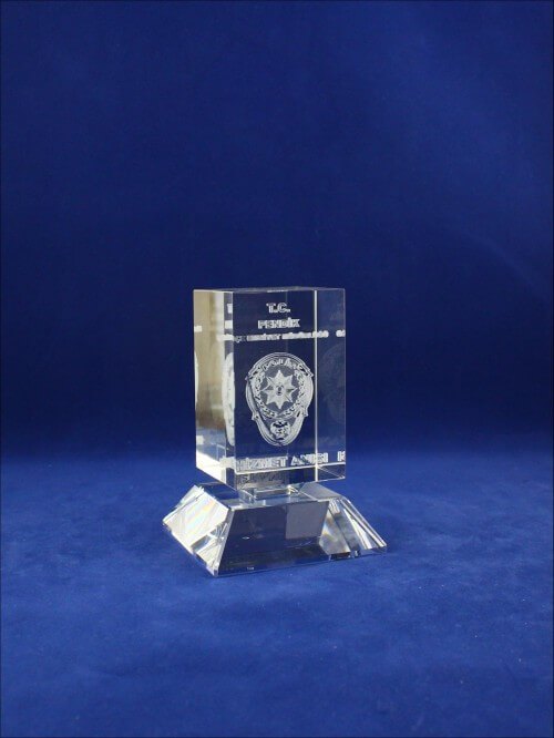 Nur Plaket NP-173 kodlu lazer ürün, 20 × 17 cm