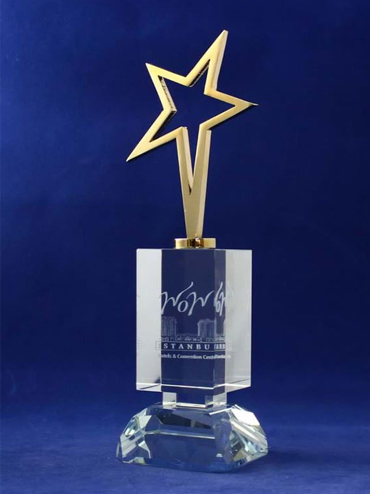 Nur Plaket NP-180 kodlu lazer ürün, 8 × 24 cm