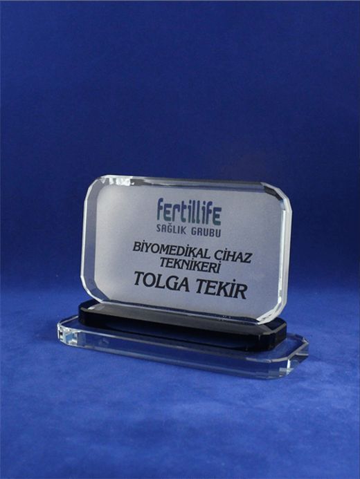 Nur Plaket NP-189 kodlu masaüstü ürün, 9,5 × 13,5 cm