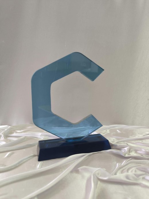 Nur Plaket NP-196 kodlu masaüstü ürün, 15 × 25 cm