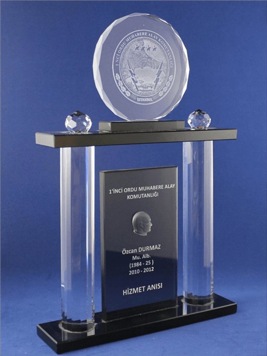 Nur Plaket NP-006 kodlu plaket, 17,5 × 26 cm