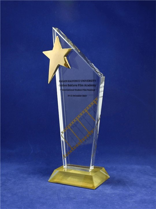 Nur Plaket NP-016 kodlu plaket, 8,5 × 25,5 cm