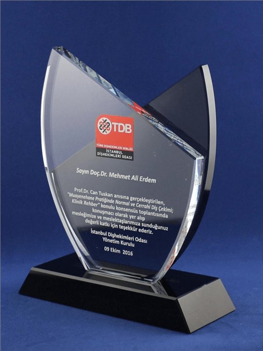 Nur Plaket NP-069 kodlu plaket, 13,5 × 16 cm