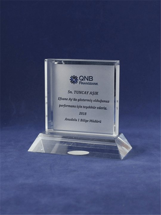 Nur Plaket NP-075 kodlu plaket, 10,5 × 10 cm