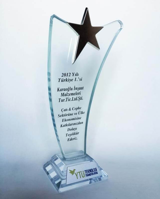 Nur Plaket NP-084 kodlu plaket, 11 × 24 cm