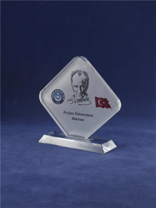 Nur Plaket NP-087 kodlu plaket, 11 × 11 cm