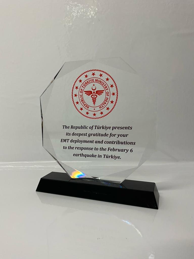 Nur Plaket NP-124 kodlu plaket