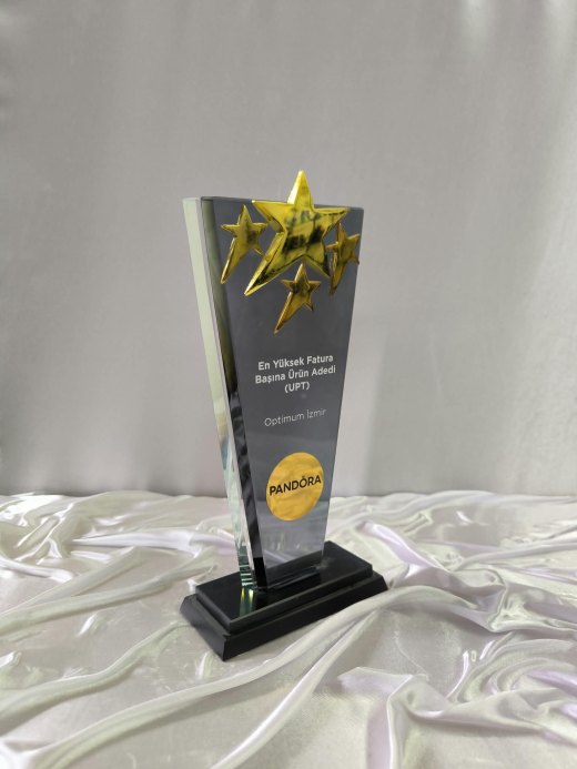 Nur Plaket NP-001 kodlu plaket, 12x25 cm