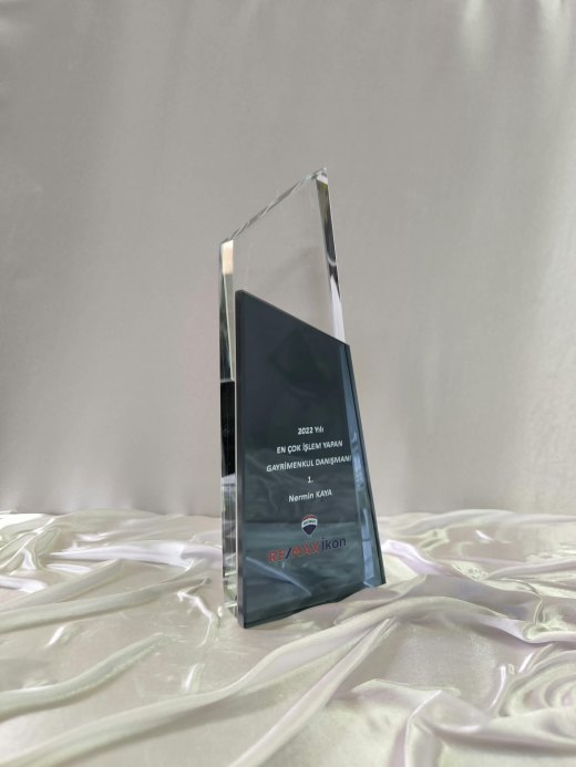 Nur Plaket NP-007 kodlu plaket, 23,5 x 9 cm