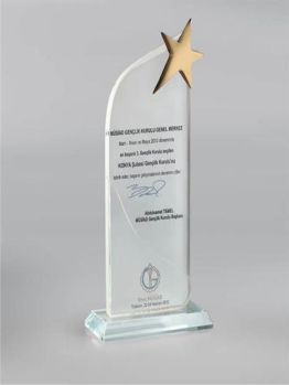 Nur Plaket NP-009 kodlu plaket, 16 × 20 cm