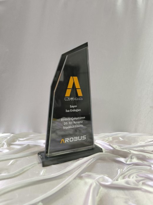 Nur Plaket NP-013 kodlu plaket, 11 × 25 cm