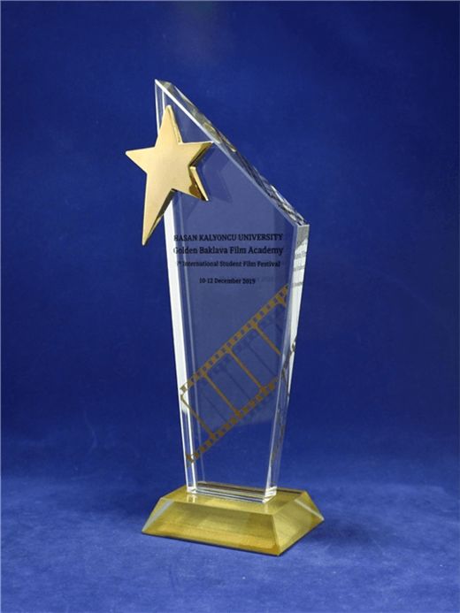 Nur Plaket NP-016 kodlu plaket, 8,5 × 25,5 cm