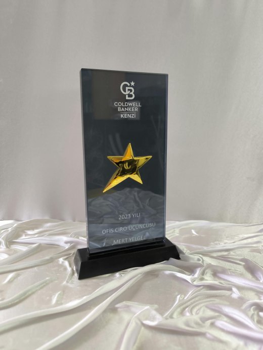 Nur Plaket NP-023 kodlu plaket, 11,5 × 25 cm