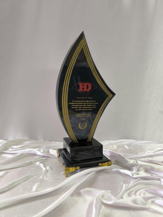 Nur Plaket NP-025 kodlu plaket, 12 × 20,5 cm