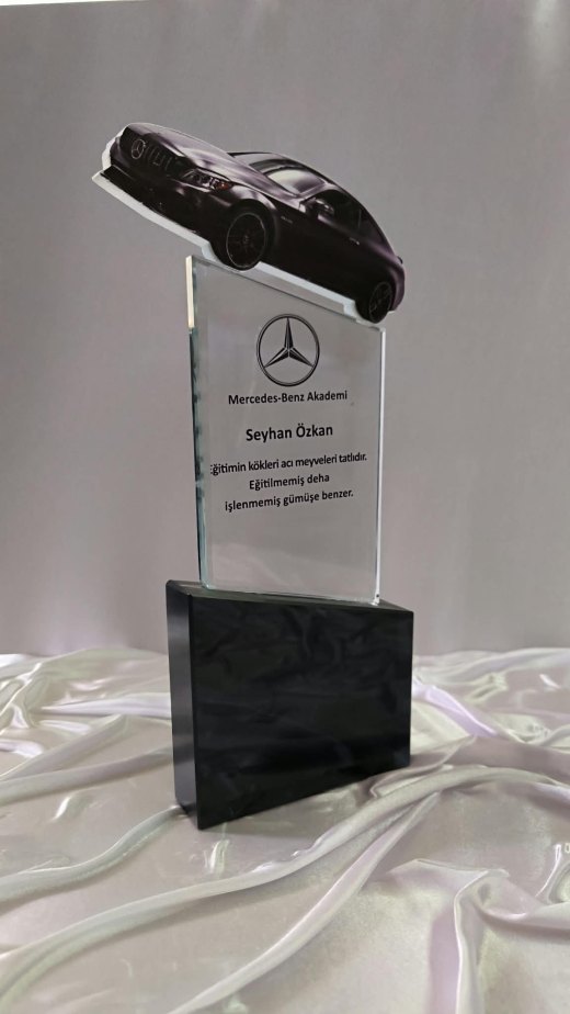 Nur Plaket NP-032 kodlu plaket, 14 × 23 cm