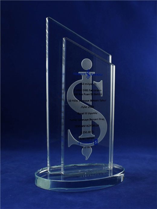 Nur Plaket NP-034 kodlu plaket, 14 × 23 cm
