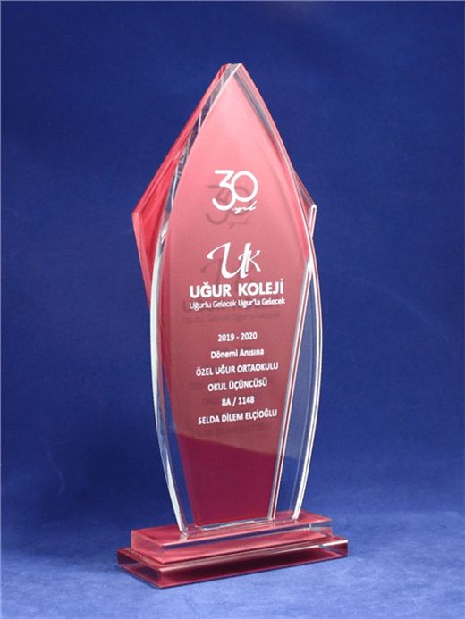 Nur Plaket NP-041 kodlu plaket, 10,5 × 25,5 cm