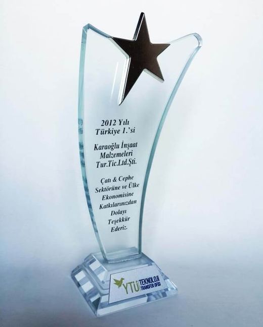 Nur Plaket NP-084 kodlu plaket, 11 × 24 cm