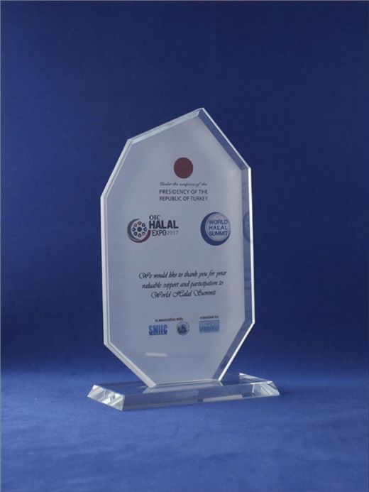 Nur Plaket NP-085 kodlu plaket, 12 × 20 cm