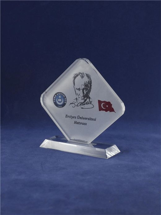 Nur Plaket NP-087 kodlu plaket, 11 × 11 cm