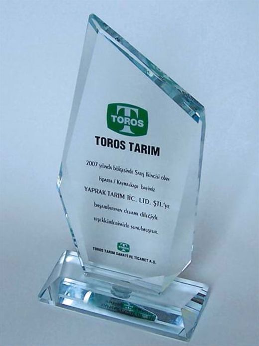 Nur Plaket NP-096 kodlu plaket, 10 × 21 cm