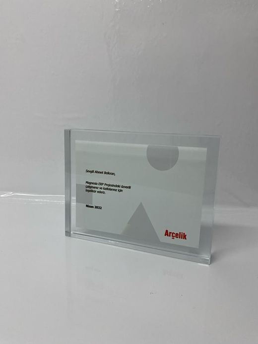 Nur Plaket NP-126 kodlu plaket