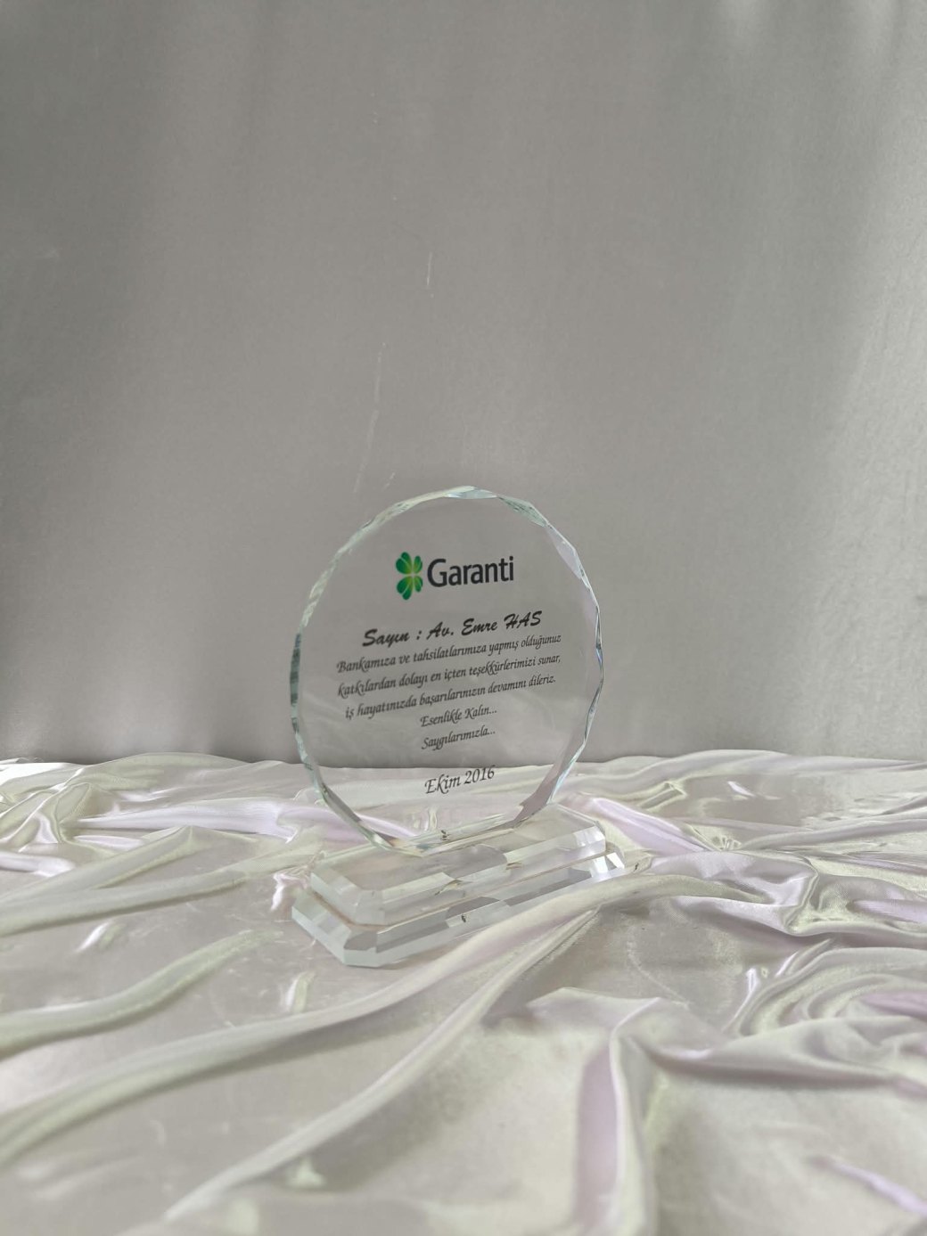 Nur Plaket NP-212 kodlu 3 boyutlu ürün, 15 x 13 cm