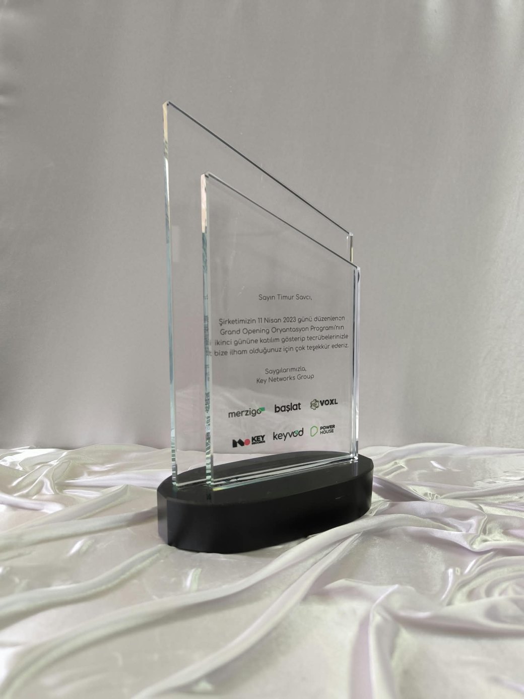 Nur Plaket NP-264 kodlu 3 boyutlu ürün, 25,5 x 15 cm