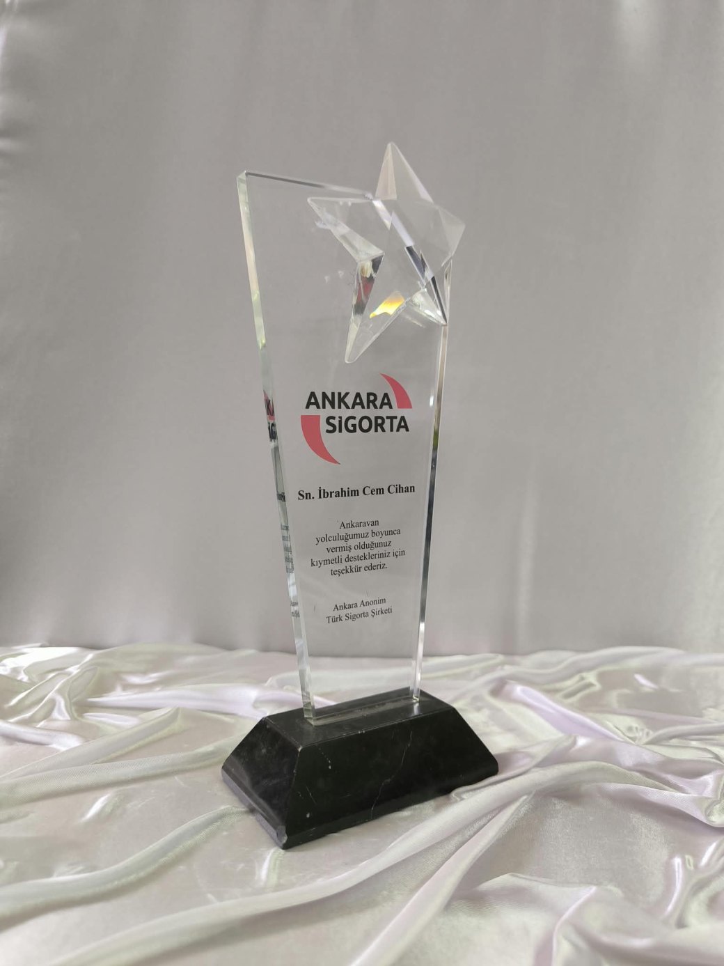 Nur Plaket NP-265 kodlu 3 boyutlu ürün, 25,5 x 10 cm
