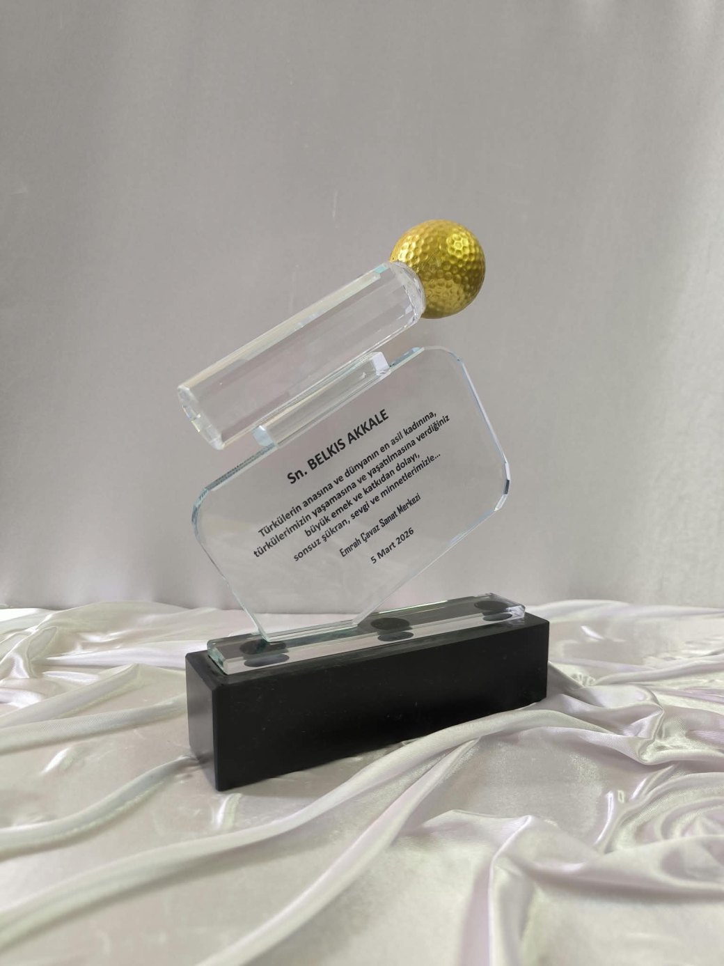 Nur Plaket NP-270 kodlu 3 boyutlu ürün, 21,5 x 16 cm