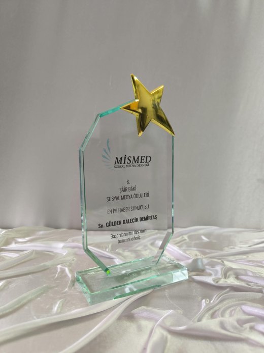 Nur Plaket NP-154 kodlu 3 boyutlu ürün, 22 x 11 cm