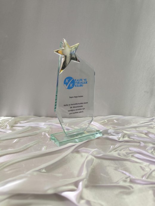 Nur Plaket NP-157 kodlu 3 boyutlu ürün, 21,5 x 11 cm