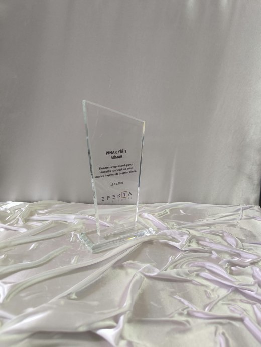 Nur Plaket NP-159 kodlu 3 boyutlu ürün, 22 cm