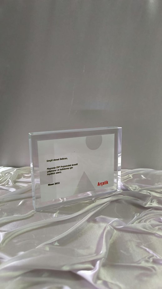 Nur Plaket NP-229 kodlu 3 boyutlu ürün, 15 x 20 cm