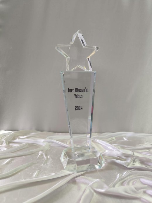 Nur Plaket NP-233 kodlu 3 boyutlu ürün, 24 x 8 cm