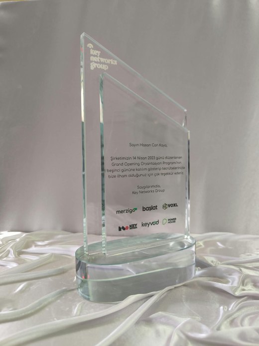 Nur Plaket NP-245 kodlu 3 boyutlu ürün, 26,5 x 15 cm