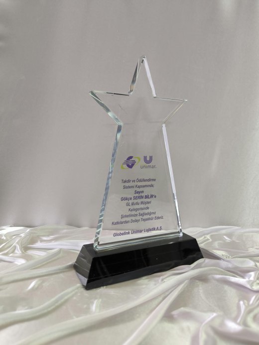 Nur Plaket NP-257 kodlu 3 boyutlu ürün, 25 x 15,5 cm