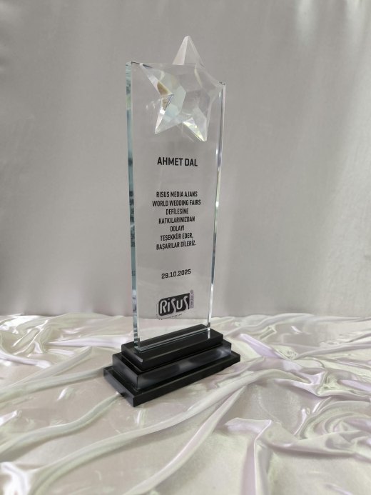 Nur Plaket NP-260 kodlu 3 boyutlu ürün, 31 x 13 cm